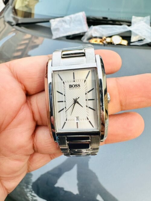 Hugo Boss Branded  Tank shaped Watch